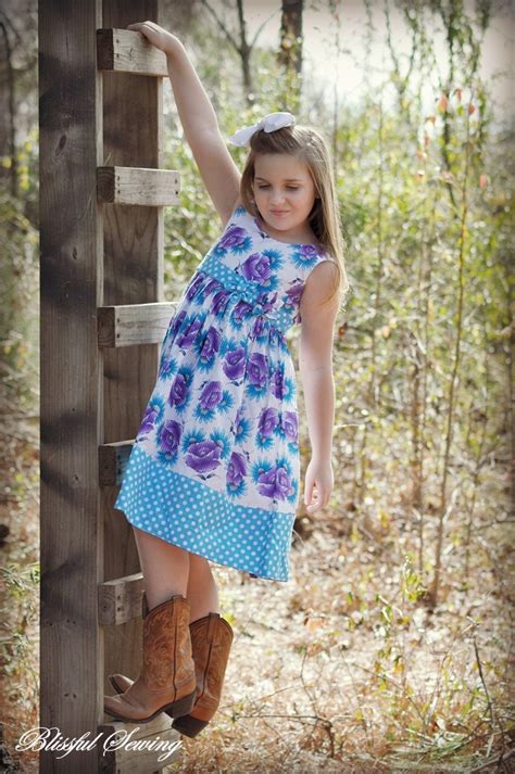 Sewing Patterns For Girls Dresses And Skirts Christmas Frock With Head Band Carolyn Summer