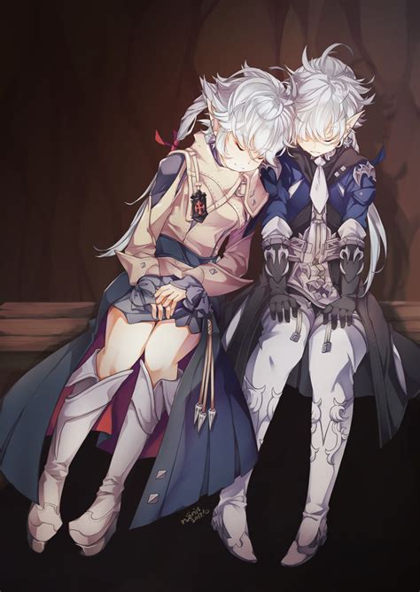 Alisaie Leveilleur And Alphinaud Leveilleur Final Fantasy And More