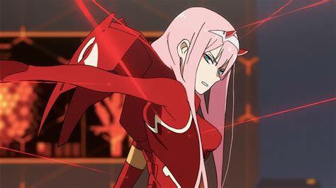 Check out this fantastic collection of zero two phone wallpapers, with 58 zero two phone background images for your desktop, phone or tablet. Darling In The FranXX Zero Two Hiro Zero Two With Red Dress And Pink Hair With Some Red Laser ...
