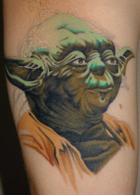16 Incredible Yoda Tattoos Walyou Tattoos Star Wars Tattoo Yoda
