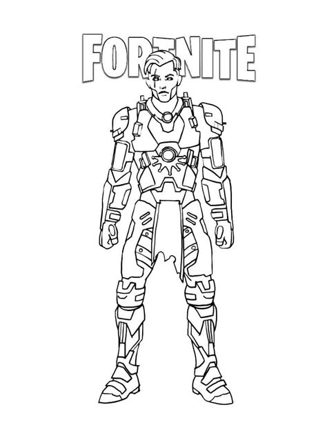 Midas Fortnite Coloring Pages SeaColoring