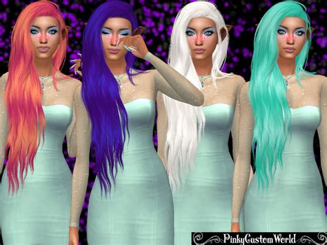 Bonus Recolor Of Stealthics Aquaria Hair The Sims 4 Catalog