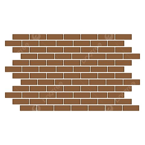 Brown Brick Wall Vector Brick Brown Wall Png And Vector With