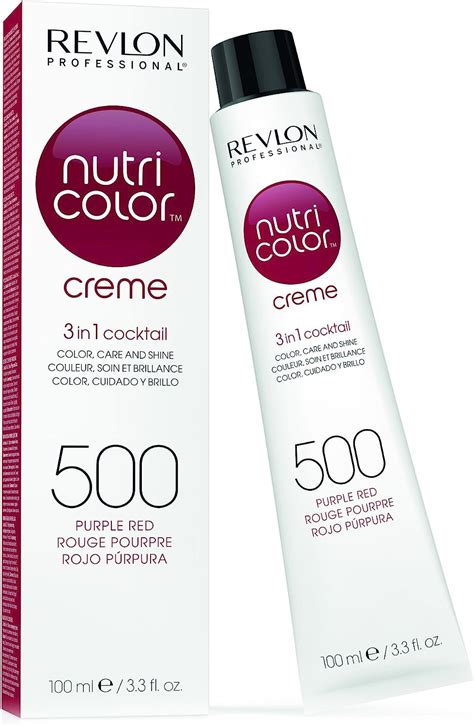 Revlon Cura Capillare Nutri Color Cream 500 Ml 500 Purple Red 100 Ml