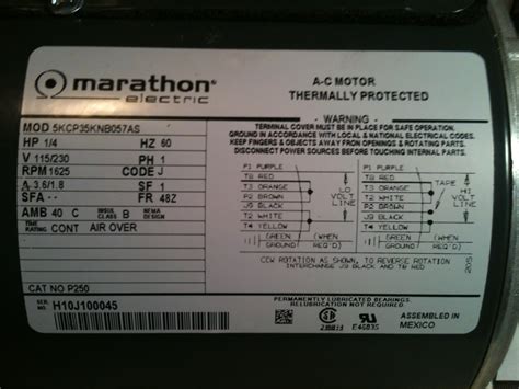 Despite low voltage motors having a wide range of potential uses in industry, there are still some cases when a higher voltage is needed to handle the job. hi, i just bought a Marathon Electric AC motor, HP: 1/4 V ...