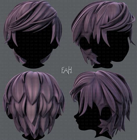 Https://techalive.net/hairstyle/3d Modelled Characters Cartoon Male Hairstyle