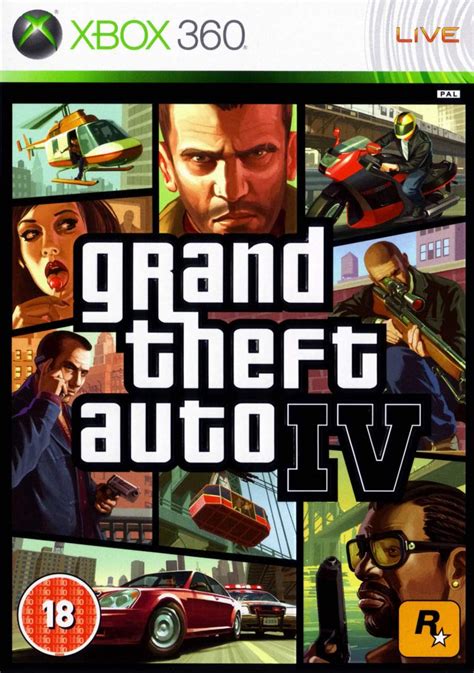 X360 Grand Theft Auto Iv Gta Xbox 360 Video Games