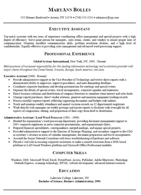 Make sure you choose the right resume format to. Sample Resume for Administrative Assistant 2019: What to ...