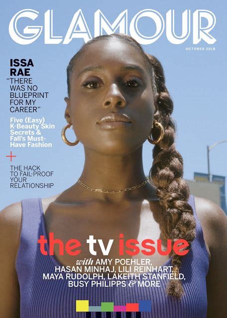 Issa Rae On The October 2018 Cover Of Glamour Magazine Issa Rae