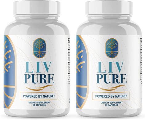 Official 2 Pack Liv Pure Capsules Liver Detox Pills