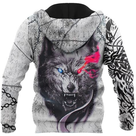 Gray Wolf Tattoo 3d Over Printed Hoodie For Men And Women Ml Paniusa Shop