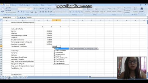 Recursos Humanos Muelle Útil Modelo De Balance Inicial En Excel Cada