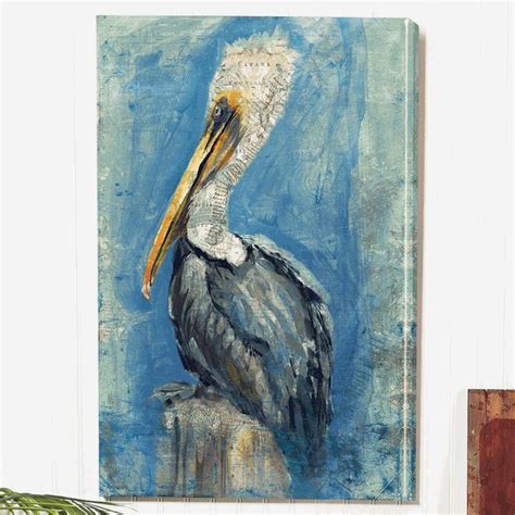 Brown Pelican Canvas Wall Art Pelican Art Louisiana Art Art