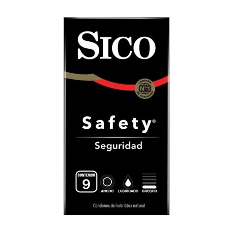 Condones Sico Safety Seguridad 9 Pzas Walmart