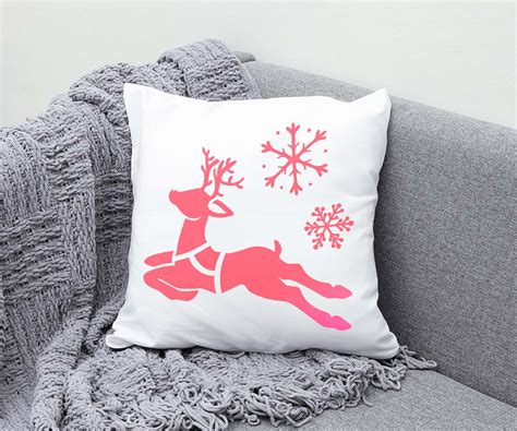 Christmas Reindeer Stencil Art And Wall Stencil Stencil Giant