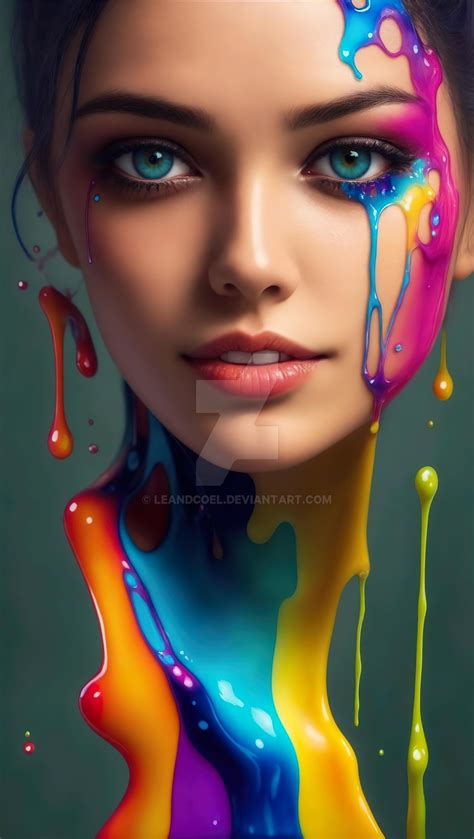 Paint Splash Girl By Leandcoel On Deviantart