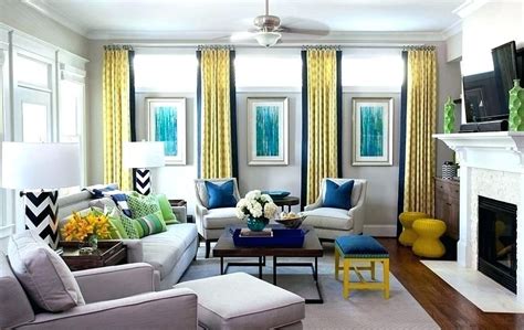 Yellow And Teal Living Room Decor Dream House