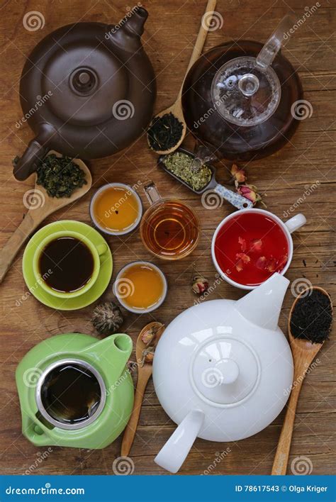 Tea Party Still Life Stock Image Image Of Petals Chinese 78617543