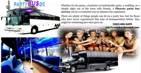 What Kind Of Fun Could You Have With A Phoenix Party Bus Service Dc Party Bus Rentals Dc