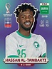Hassan Al-Tambakti | Mundial 2022, Figurinhas da copa, Melhores ...