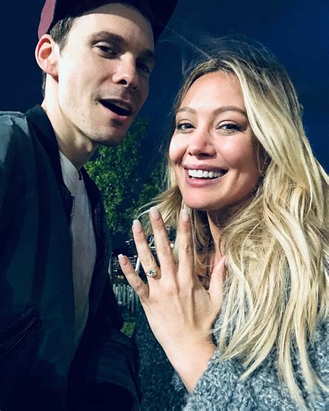 hilary duff and matthew koma are engaged perez hilton