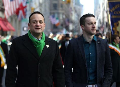 Irish Prime Minister And His Partner Join Nycs St Patricks Day Parade