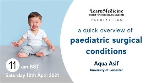 A Quick Overview Of Paediatric Surgical Emergencies Learnmedicine
