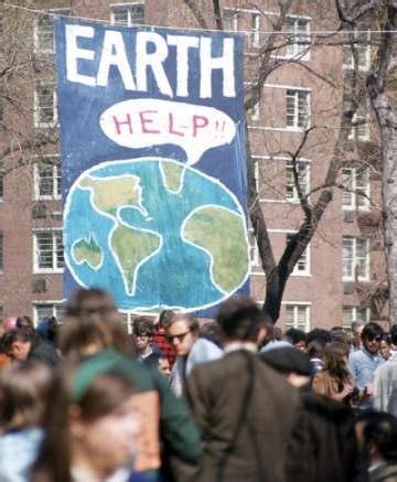 Posters like this promoted events coordinated by new organizations such as the environmental. random notes: geographer-at-large: Happy Earth Day!