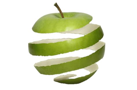 Green Apple Peel Transparent Png Stickpng