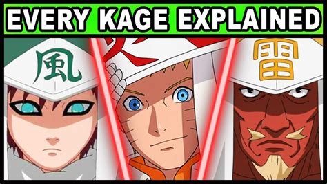 All 27 Kage And Their Powers Explained Naruto Shippuden Boruto