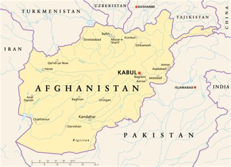 افغانستان, afġānestān avɣɒnesˈtɒn) is a mountainous landlocked country.at the crossroads of central and south asia, it is bordered by pakistan to the east and south, iran to the west, turkmenistan, uzbekistan, and tajikistan to the north, and china to the northeast. Afganistan Mapa Polityczna - Stockowe grafiki wektorowe i ...