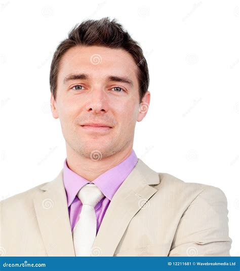 Close Up Of An Attractive Businessman Stock Image Image Of Elderly