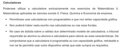 Calculadoras Permitidas En Selectividad Galicia 2024