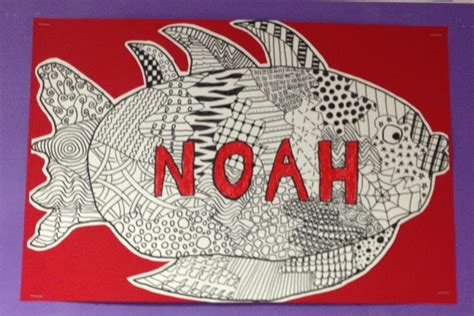 Zentangle Fish 4th Grade Apex Elementary Art Elementary Art Art