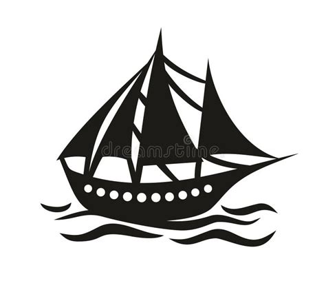 Logotipo Do Navio De Cruzeiros Ilustração Do Vetor Ilustração De
