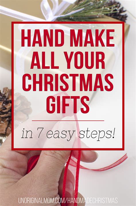 Score some points with your managers with these gift ideas. How to Hand Make ALL of Your Christmas Gifts This Year ...