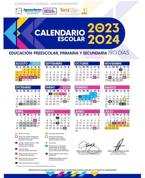 Publica Iea Calendario Escolar 2023 2024 Para EducaciÓn BÁsica Jmv