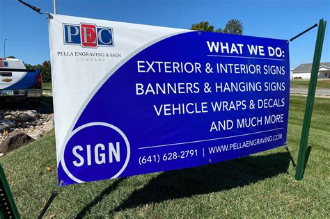 Vinyl Banners Pella Engraving And Sign Company