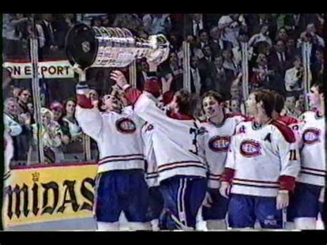 Les partisans des canadiens de montréal célèbrent une première apparition en finales depuis la conquête de la coupe en '93. Coupe Stanley 1993 - Montreal Canadiens (2 de 2) - YouTube