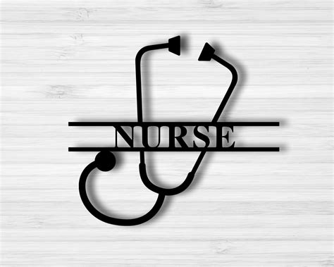 Personalized Nurse Sign Nurse Wall Decor Personalized Nurse T