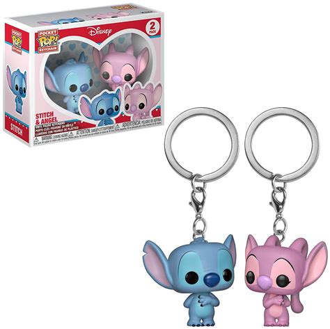 Funko Disney Lilo Stitch Pop Disney Stitch Angel Keychain 2 Pack Toywiz