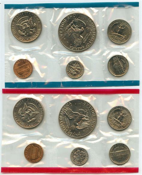 Usa 1977 United States Uncirculated Us Mint Coin Set Ogp Philadelphia