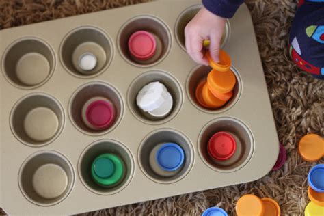 Bottle Cap Sorting I Can Teach My Child