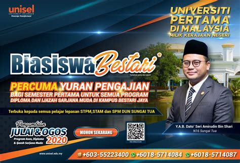 Biasiswa pakistan technical assistance program (ptap) 2020/2021. Universiti Selangor (UNISEL) dengan kerjasama 10 ADUN ...