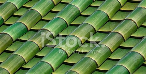 Bamboo Effect Roof Tiles Stock Photo Royalty Free Freeimages