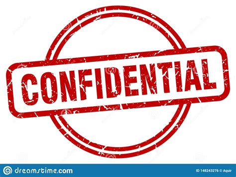 Confidential stamp stock vector. Illustration of vintage ...