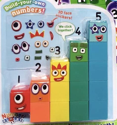 Numberblocks 1 10 Full Set Official Cbeebies Numberblocks Etsy