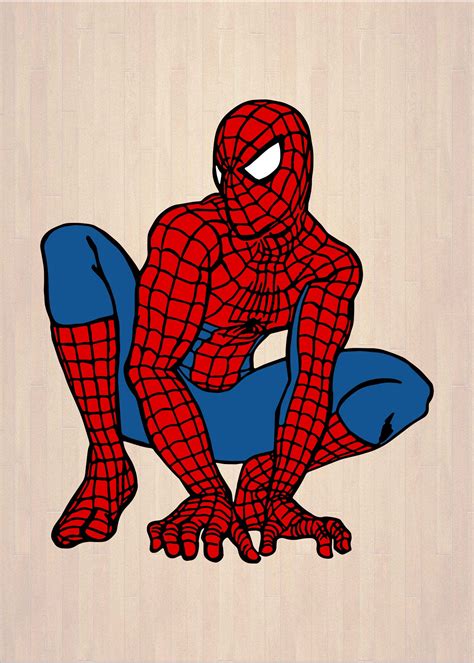 Spiderman SVG 06 svg dxf Cricut Silhouette Cut File | Etsy