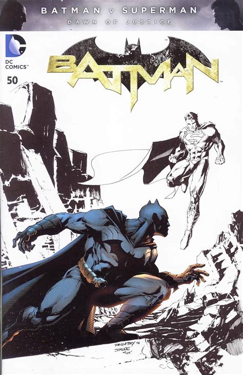 Batman Vol 2 50 Cover G Variant Jim Lee Batman V Superman Dawn Of