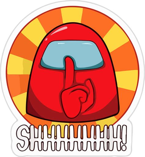 Among Us Shhh Logo Logozb